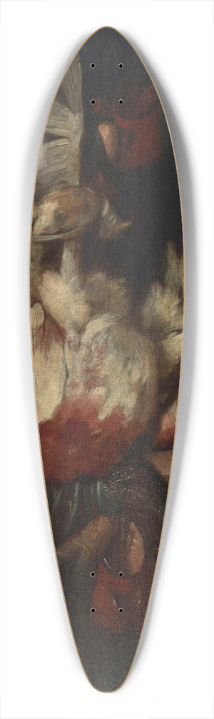 William Gouw Ferguson - A game still life 39.3 inch art pintail longboard deck