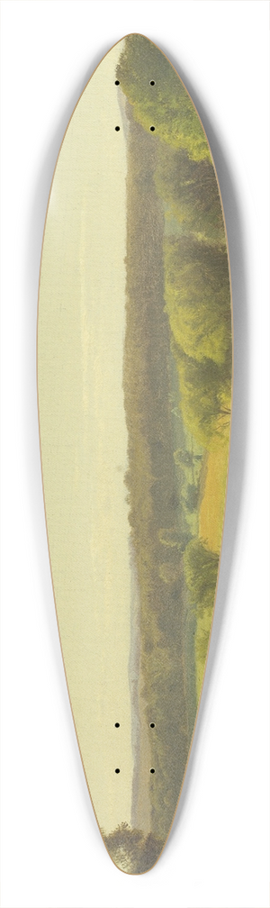 William Hart - Bennington, Vermont 39.3 inch art pintail longboard deck