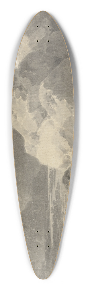 William Havell - Pale Melancholy 39.3 inch art pintail longboard deck