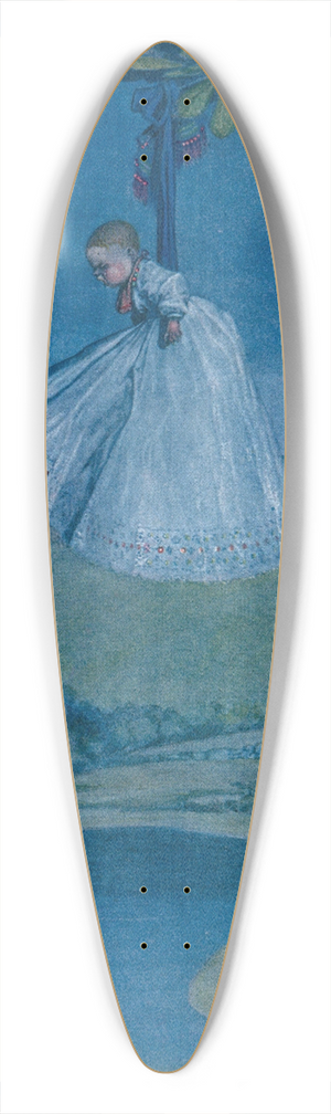 William Heath Robinson - And left him to have his cry out 39.3 inch art pintail longboard deck