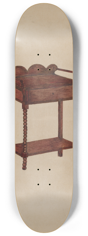 Della Button - Wash Stand 8.25 inch art skate deck