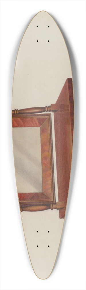 William H. Edwards - Shaving Stand 39.3 inch art pintail longboard deck