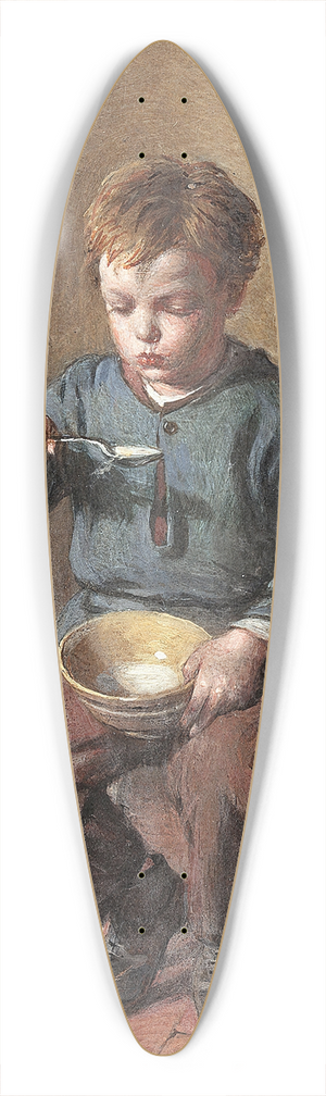 William Hemsley - Porridge 39.3 inch art pintail longboard deck