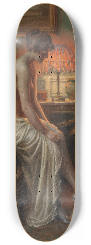 Delphin Enjolras - A lady in the boudoir 8.25 inch art skate deck