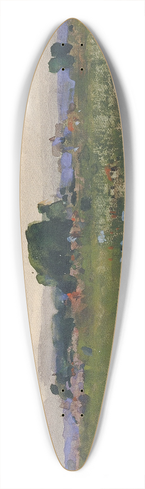 William Henry Holmes - Michigan 39.3 inch art pintail longboard deck