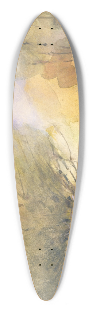 William Henry Holmes - Summer Scene 39.3 inch art pintail longboard deck