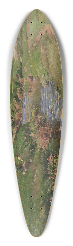 William Henry Holmes - The Babbling Brook 39.3 inch art pintail longboard deck