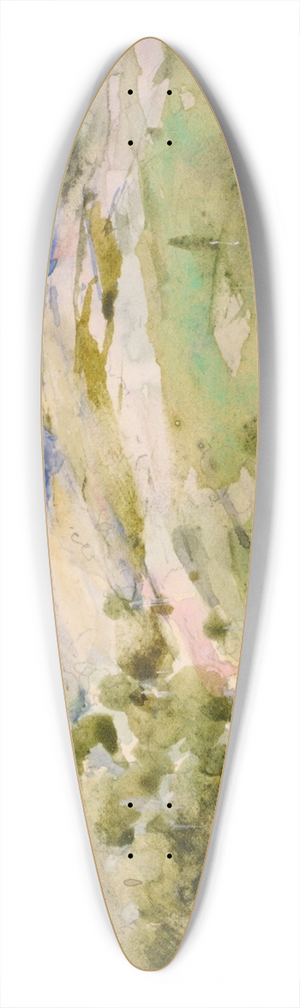 William Henry Holmes - Windmills 39.3 inch art pintail longboard deck