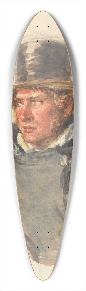 William Henry Hunt - A Postillion 39.3 inch art pintail longboard deck