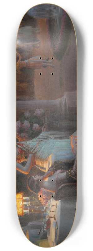 Delphin Enjolras - Le Soir sur la terasse 8.25 inch art skate deck