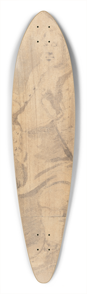William Hogarth - Gabriel Hunt 39.3 inch art pintail longboard deck