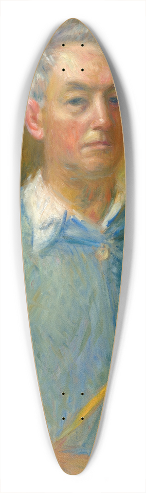 William James Glackens - Self-Portrait 39.3 inch art pintail longboard deck