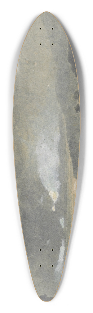 William James Mller - Landscape with windmill 39.3 inch art pintail longboard deck William James Mller - Landscape with windmill 39.3 inch art pintail longboard deck
