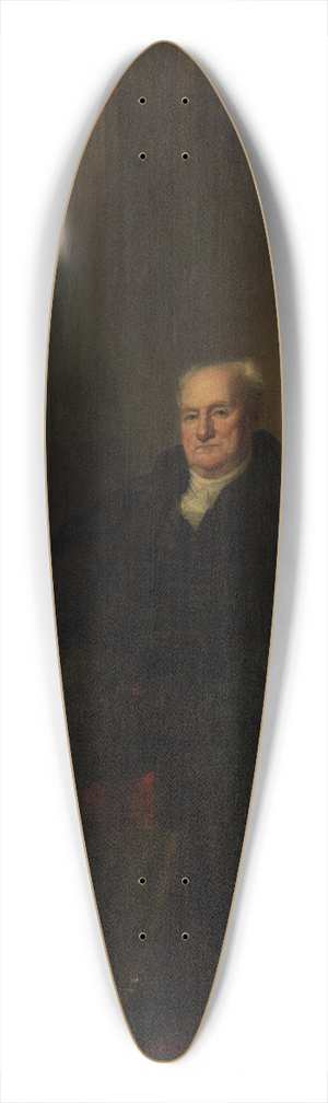 William Jewett - Elias Boudinot IV 39.3 inch art pintail longboard deck