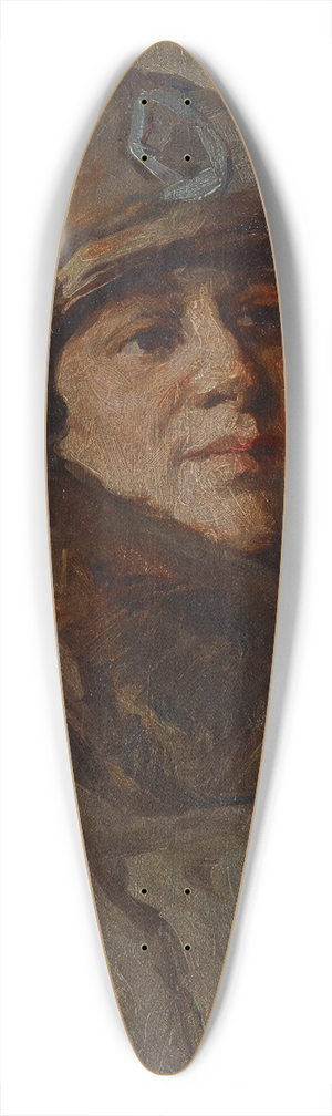 William J. Forsyth - Myra Reynolds Richards 39.3 inch art pintail longboard deck