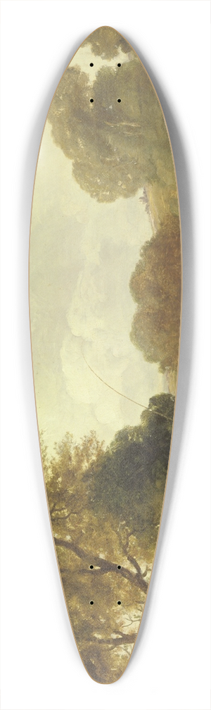 William Jones - Fishing- Playing a Fish 39.3 inch art pintail longboard deck
