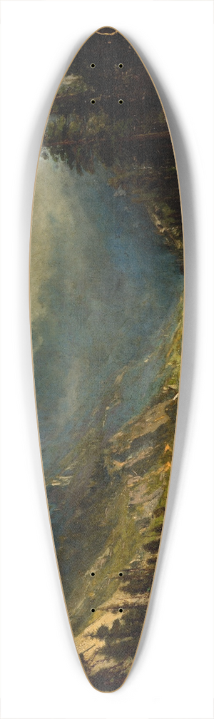 William Keith - California Pines 39.3 inch art pintail longboard deck
