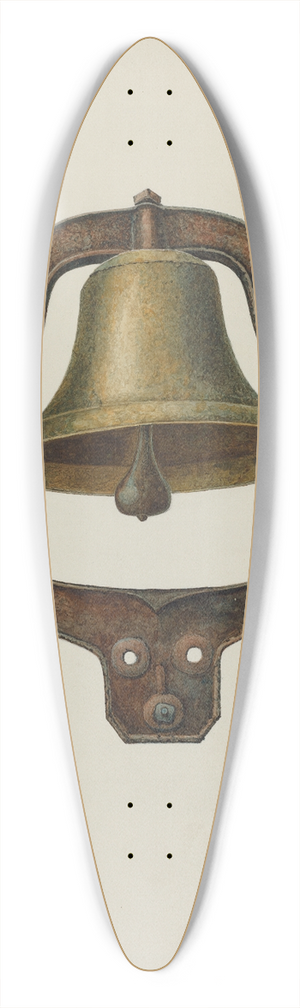 William Kieckhofel - Dinner Bell 39.3 inch art pintail longboard deck
