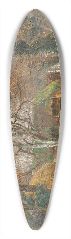 William Lamb Picknell - Pont Aven 39.3 inch art pintail longboard deck