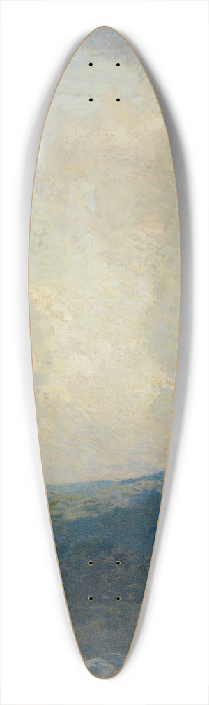 William Langson Lathrop - Breaking Clouds, Delaware Valley 39.3 inch art pintail longboard deck