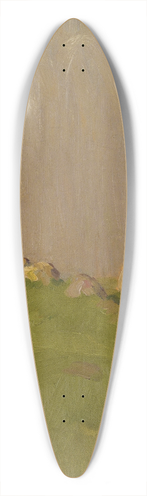 William Langson Lathrop - Pasture Boulders 39.3 inch art pintail longboard deck
