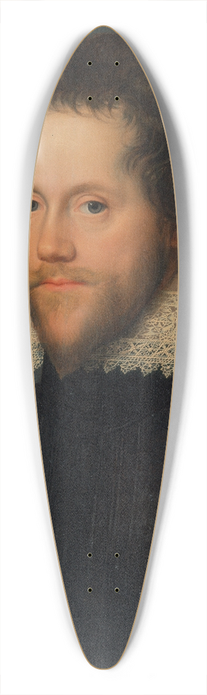 William Larkin - Sir William Pope 39.3 inch art pintail longboard deck