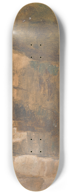 Dezider Czlder - Brown Rocks 8.25 inch art skate deck