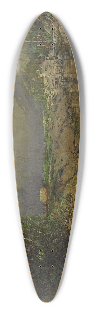 William Louis Sonntag - Conestoga Wagon 39.3 inch art pintail longboard deck