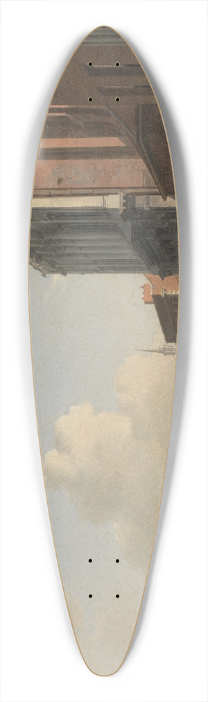 William Marlow - Whitehall 39.3 inch art pintail longboard deck