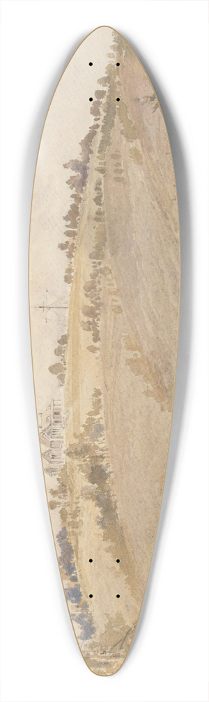 William Mathew Hodgkins - Awamoa (Otago) 39.3 inch art pintail longboard deck William Mathew Hodgkins - Awamoa (Otago) 39.3 inch art pintail longboard deck