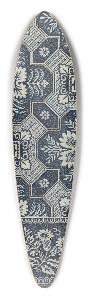 William McAuley - Coverlet 39.3 inch art pintail longboard deck