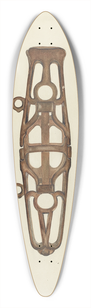 William McAuley - Whip Socket 39.3 inch art pintail longboard deck