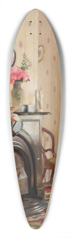 William McGregor Paxton - The Front Parlor 39.3 inch art pintail longboard deck William McGregor Paxton - The Front Parlor 39.3 inch art pintail longboard deck