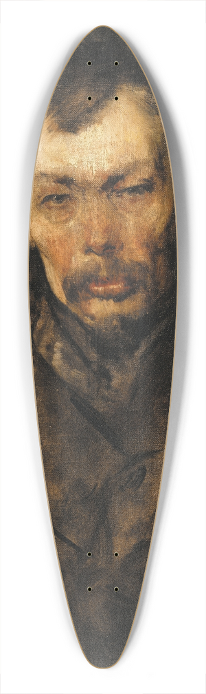William Merritt Chase - Portrait of a Man 39.3 inch art pintail longboard deck