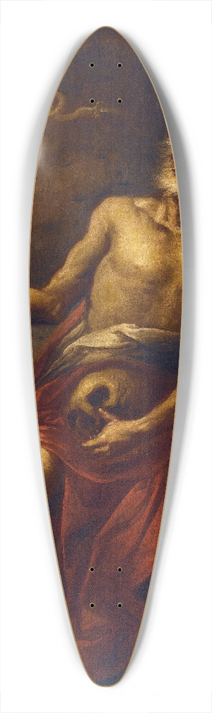 William Merritt Chase - St. Jerome 39.3 inch art pintail longboard deck