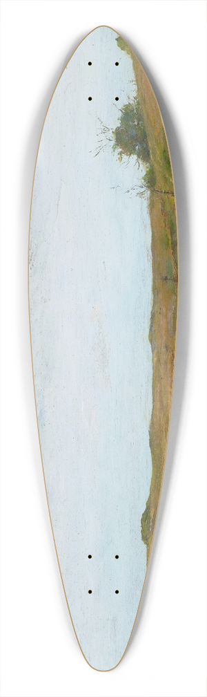 William Merritt Chase - Untitled (Shinnecock Hills, Long Island) 39.3 inch art pintail longboard deck