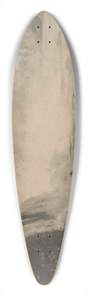 William Morris Hunt - Niagara Falls 39.3 inch art pintail longboard deck