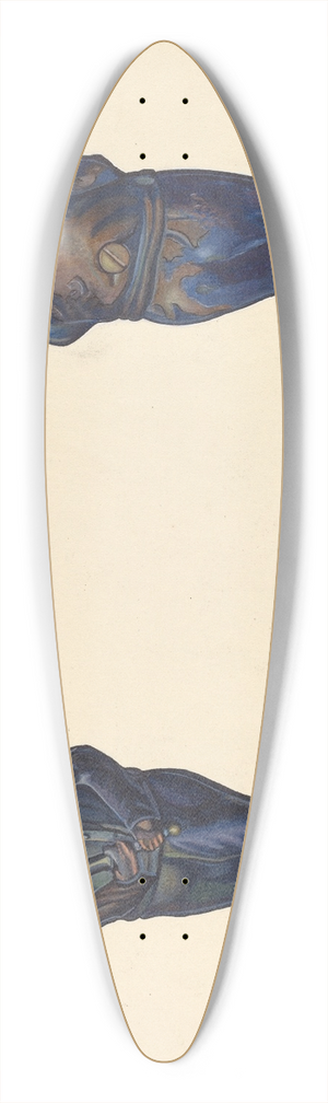 William O. Fletcher - Baseball Player Coin Bank 39.3 inch art pintail longboard deck