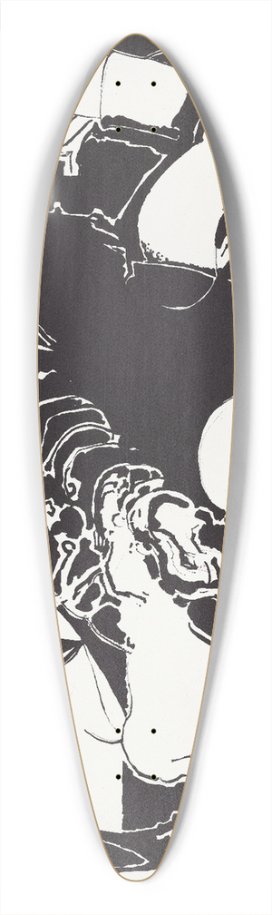 William Pachner - Exhibit 39.3 inch art pintail longboard deck