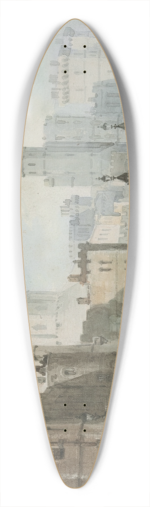 William Parrott - Windsor Castle 39.3 inch art pintail longboard deck William Parrott - Windsor Castle 39.3 inch art pintail longboard deck