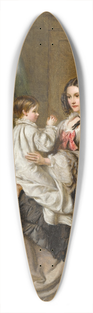 William Powell Frith - Bedtime (Evening Prayers) 39.3 inch art pintail longboard deck