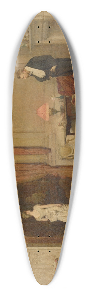William Quiller Orchardson - The first cloud 39.3 inch art pintail longboard deck