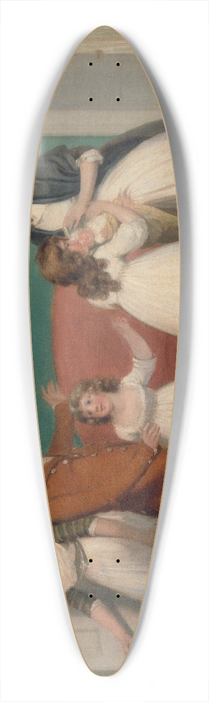 William Redmore Bigg - Birth Of The Heir 39.3 inch art pintail longboard deck