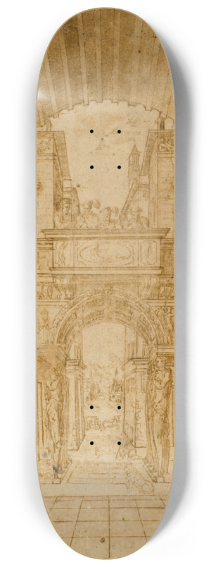 Diego de Silo - Perspective scenery 8.25 inch art skate deck