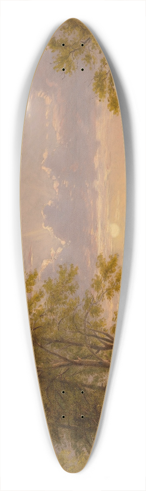 William Rickarby Miller - Homeward Bound 39.3 inch art pintail longboard deck