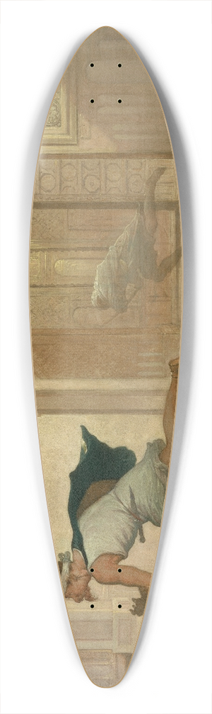 William Rimmer - Flight and Pursuit 39.3 inch art pintail longboard deck