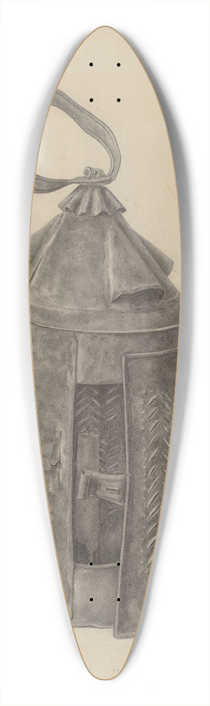 William Schmidt - Hand Lantern 39.3 inch art pintail longboard deck William Schmidt - Hand Lantern 39.3 inch art pintail longboard deck