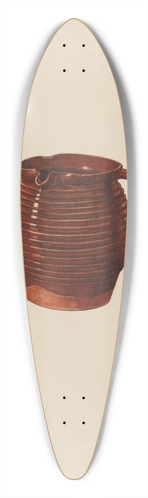 William Schmidt - Small Pitcher 39.3 inch art pintail longboard deck