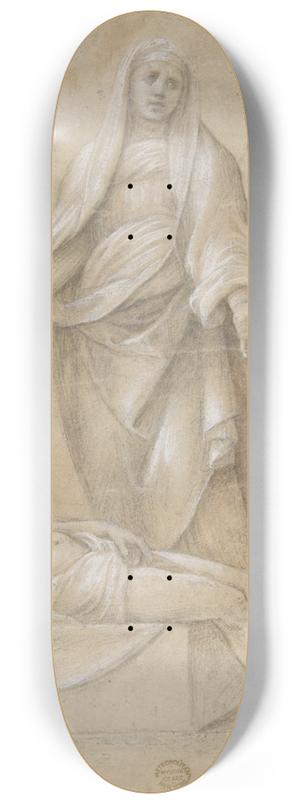 After Raphael - Pieta 8.25 inch art skate deck