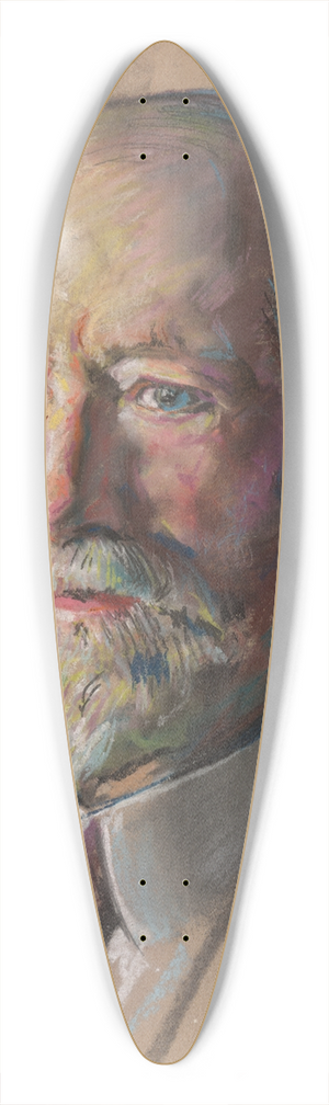 William Sergeant Kendall - Addison Van Name B.A. 1858-Librarian1865-1905 39.3 inch art pintail longboard deck